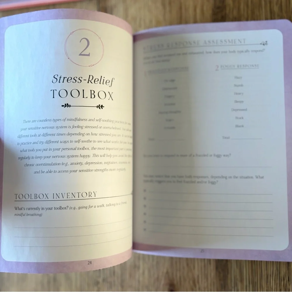 Weekly/Monthly Planner and Self-help Workbook Set